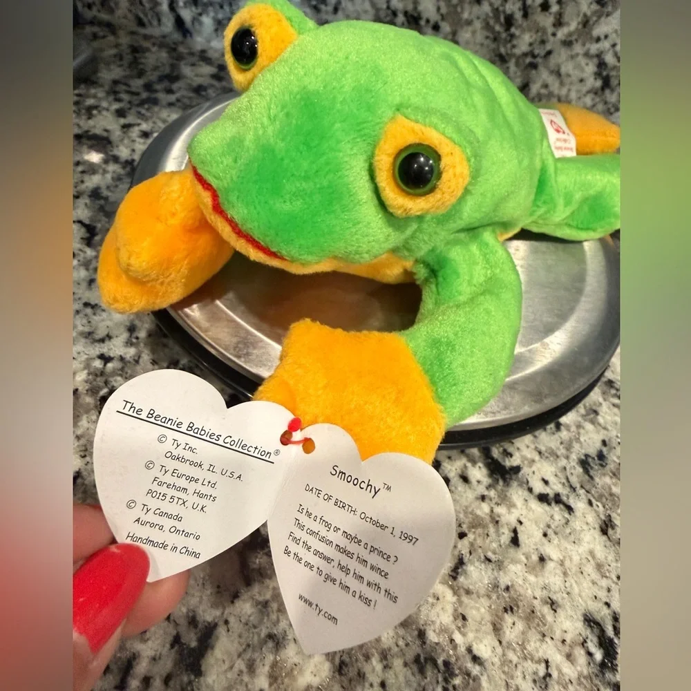 VTG TY‎ Beanie Babies Bundle of 5 Collectible 1994-2000 Retired Rare Error date